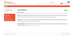 Desktop Screenshot of my.bankstreet.edu