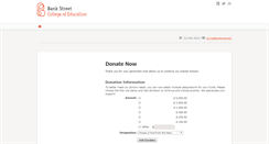 Desktop Screenshot of giving.bankstreet.edu
